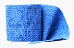 Feilschutz - Klettband (blau selbstklebend)