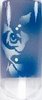 Airbrush Tip Flowers In Blue