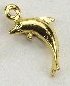 Nagel Piercing Delphin Gold