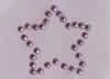 Strass tattoo star pink