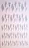 Sticker Modern Art silber